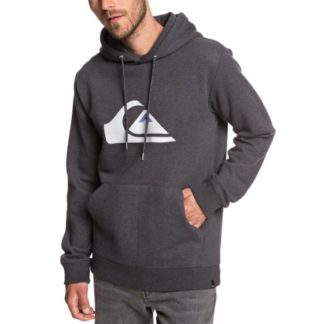 Quiksilver Comp Logo - Felpa con Cappuccio da Uomo(Dark)