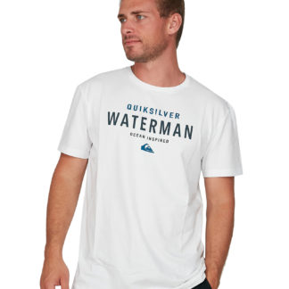 Waterman Shock proof - Maglietta da Uomo (White)