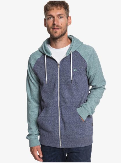 Quiksilver EveryDay Zip up Hoodie - Felpa con Cappuccio e Zip da Uomo