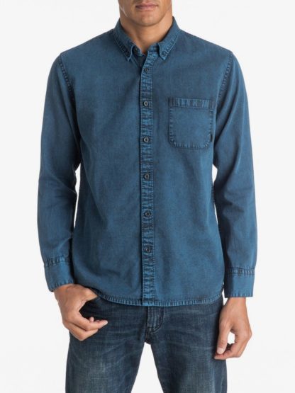 Quiksilver Eden Found - Camicia da Uomo a Maniche Lunghe