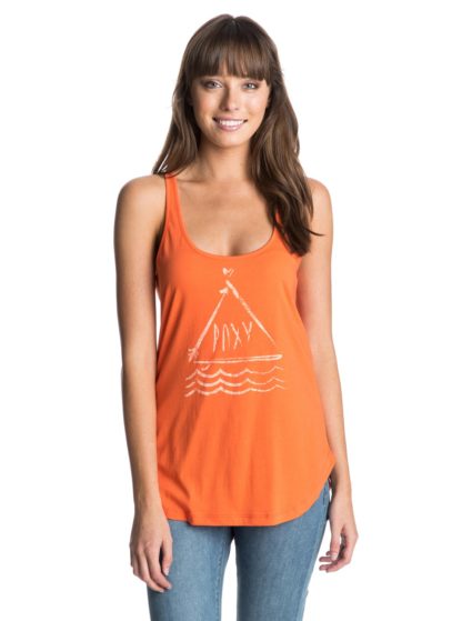 Roxy Basic tank B Orange - Canotta da Donna