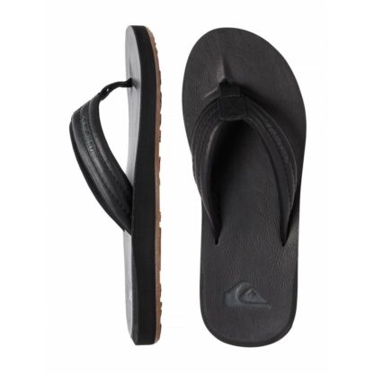 Quiksilver Carver Nubuk - Infradito da Uomo (Black)