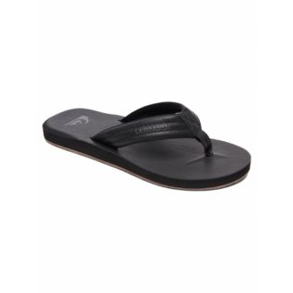 Quiksilver Carver Nubuk - Infradito da Uomo (Black)