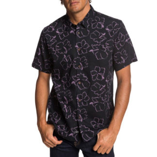 Quiksilver Seasick Hilo Black - Camicia da Uomo