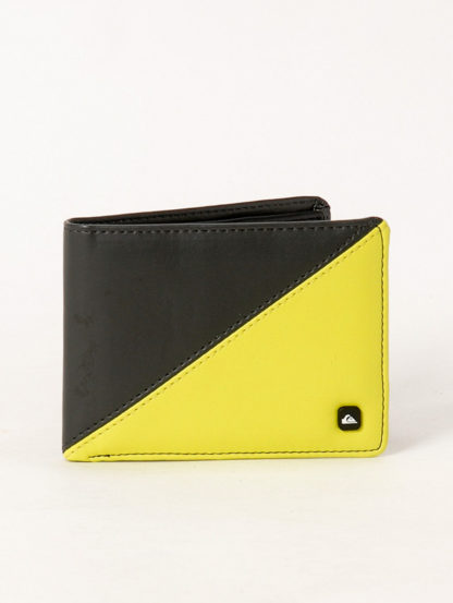 Quiksilver Comp Slim Neon Yellow Wallet - Portafoglio da Uomo